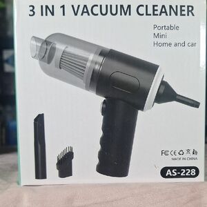 3 in 1 Black Vacuum Cleaner